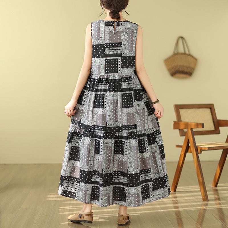 Women's Summer Minimalist Sleeveless Vest Dress