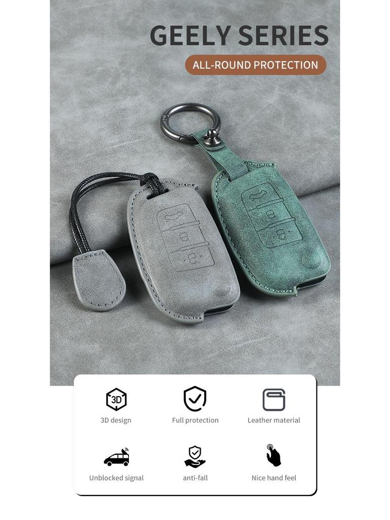 Folding Key Case for Geely Vision X3/X1, King Kong, Panda S1 - Protective Shell