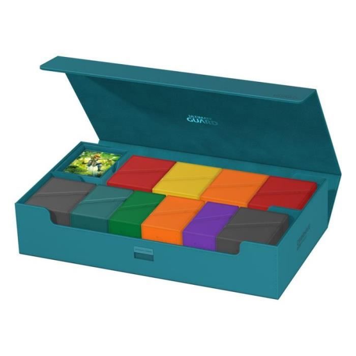 Boîte de rangement - ultimate guard - omnihive 1000+ - bleu pétrole - 1 joueur ou plus - intérieur