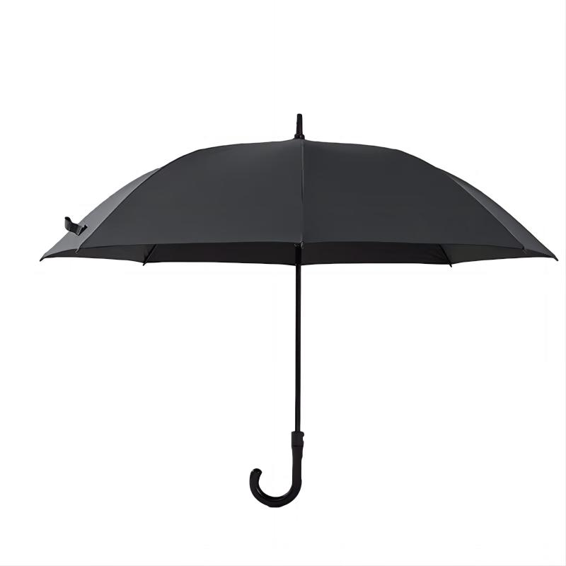 Yu Lian Qing YLQ-03 Black Curved Handle Umbrella