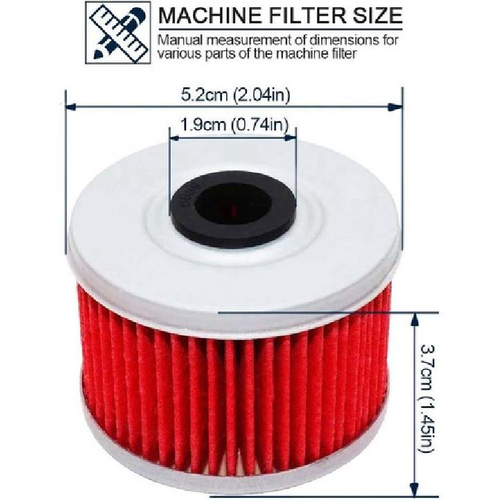 Oil Filter for TRX300 Fourtrax 300 1988-2001 TRX350 Rancher 350 2000-2006 TRX