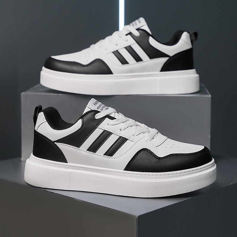 Nové Pánské Klasické Módní Nízké Tenisky na Skateboarding s Tlustou Podrážkou Pohodlné Měkké Podrážky Basketbalové Tenisky