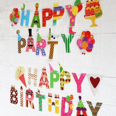 Kağıt Karikatür Sakal Afiş Doğum Günü Partisi Dekorasyon Malzemeleri Çelenk Süsler