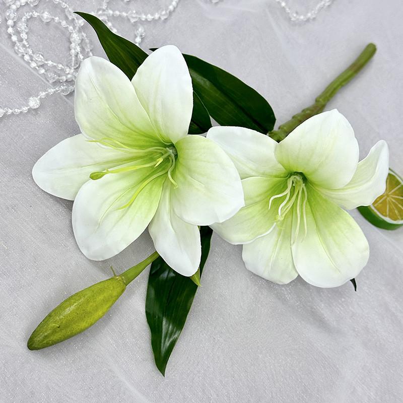 Flower Lily Artificial Wedding Hotel Restaurant Desktop Decoration Ornament Room