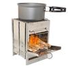 ZISIZ Stainless Steel Outdoor Portable BBQ & Firewood Stove