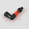 90 Degree Flashing Spark Plug Cap Flash Spark Plug Resistor for Motocross Motorcycle Flash Spark Plug Boot Caps Cover for Most