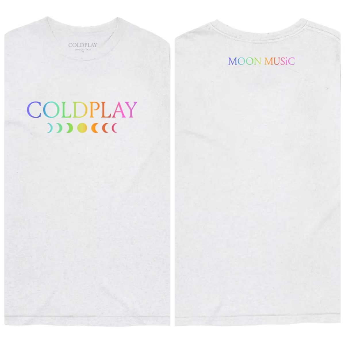 2026 Coldplay New Album Moon Music Cotton T-shirt for Men, Fan Exclusive, High-quality Versatile Tee with Subtle Y2K Style Fashion T-Shirt 4XL
