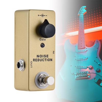 Guitar Noise Gate Pedal Murmur Suppressor Metal Shell Lightweight DC 9V Tuning Tool