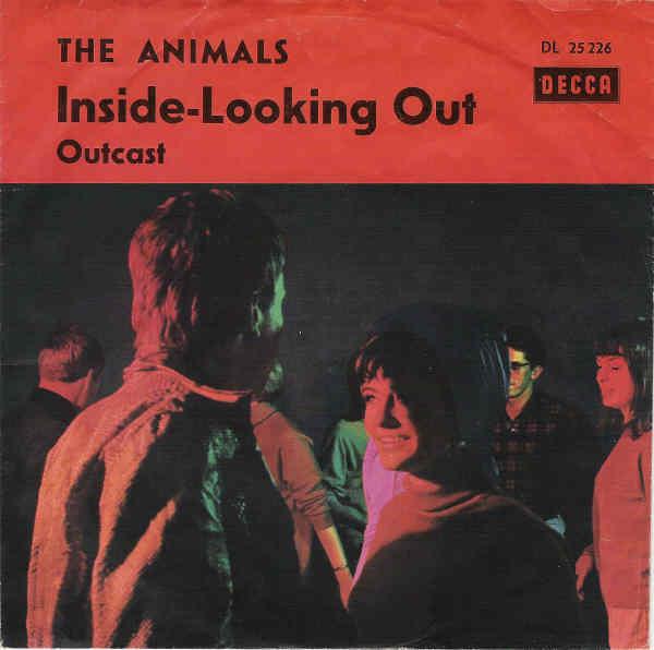 

7inch Record ANIMALS - Inside-Looking Out DL25226 Decca 1966 Germany Rock Used