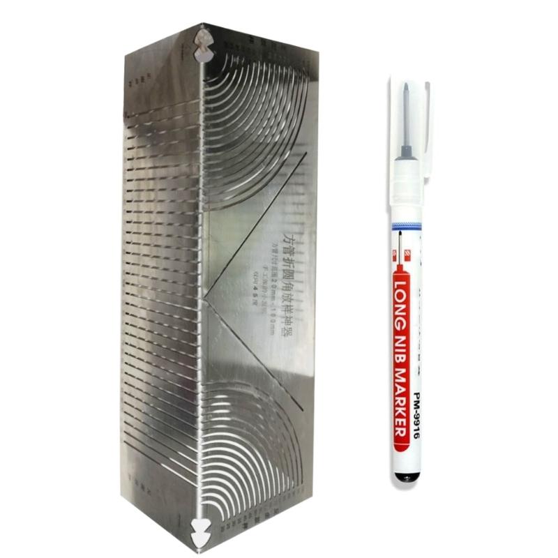 Winkel- und Bogenmarkierungswerkzeug Rohrbiege-Markierungswerkzeug für Metallbearbeitungstechnik