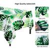 Hawaiian Party Disposable Tablecloth Palm Leaves Table Cover Hawaii Wedding Tropical Jungle Birthday Party Tableware Supplies