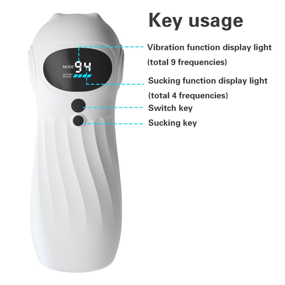 New APP Remote Automatic Sucking Male Masturbator Cup Real Vagina Vibration Blowjob Masturbation Heated Sex Machines Toys for Man with LCD Display