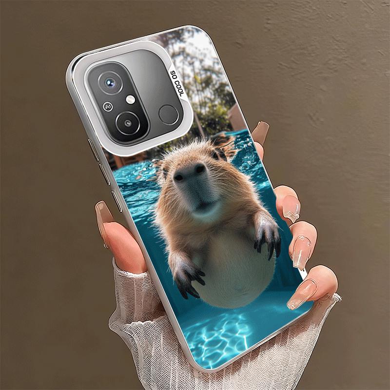 Animal Capybara Cute Soft Phone Case for Xiaomi Redmi 15C 15 14C 13C 12C Poco X5 X6 X7 Pro X3 F8 F7 Ultra M8 13 12 Cover Back Sh