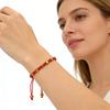 Lucky Red String Bracelet Adjustable Braided Chinese New Year Good Fortune Braslet Minimalist Jewelry Gift For Men Women Joias