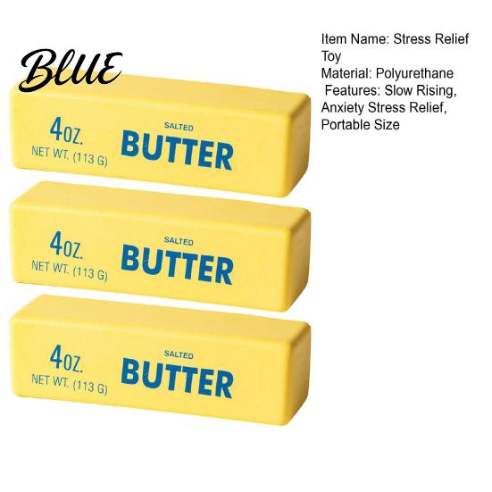 Butter Stick Fidget Toy 1/2/3Pcs Bar Squeeze Slow Rising Anxiety Stress Relief Portable Travel Sensory