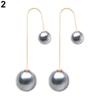 Women's Earrings Made of Metal Alloy with Artificial Pearls