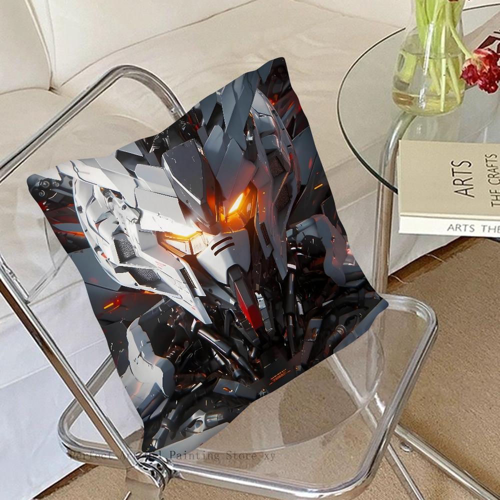 Game G-Gundam Pillow Case Square Pillow Bedroom Sofa Leisure Comfort Cushion Car Living Room Home Decoration