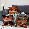 Art New Year Pillow Cushion Cover Pillowcase Living Room Sofa Home Decor Customized