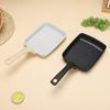 35x15cm Non-Stick Tamagoyaki Pan Granite Coated Rectangular For Frying Pan for All Stovetops Lightweight Design Black