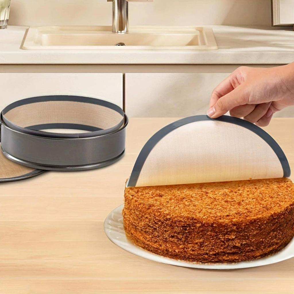 Silikonové pečicí vložky Opakovaně použitelné pekáče Nepřilnavá podložka Horkovzdušná fritéza Pečicí podložky Žáruvzdorná grilovací mísa na dort, pizzu, pečivo, sušenky, chléb