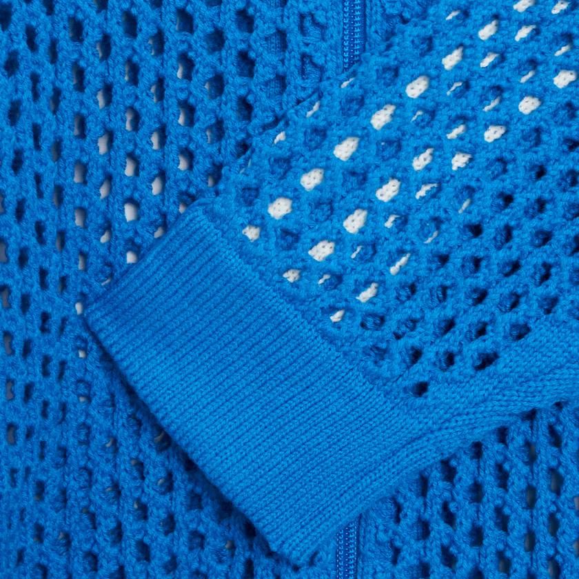 Adidas Originals X CLOT FW24 Komfortabel Mote Mesh Strikket Topp Unisex Topper Blå JF4268