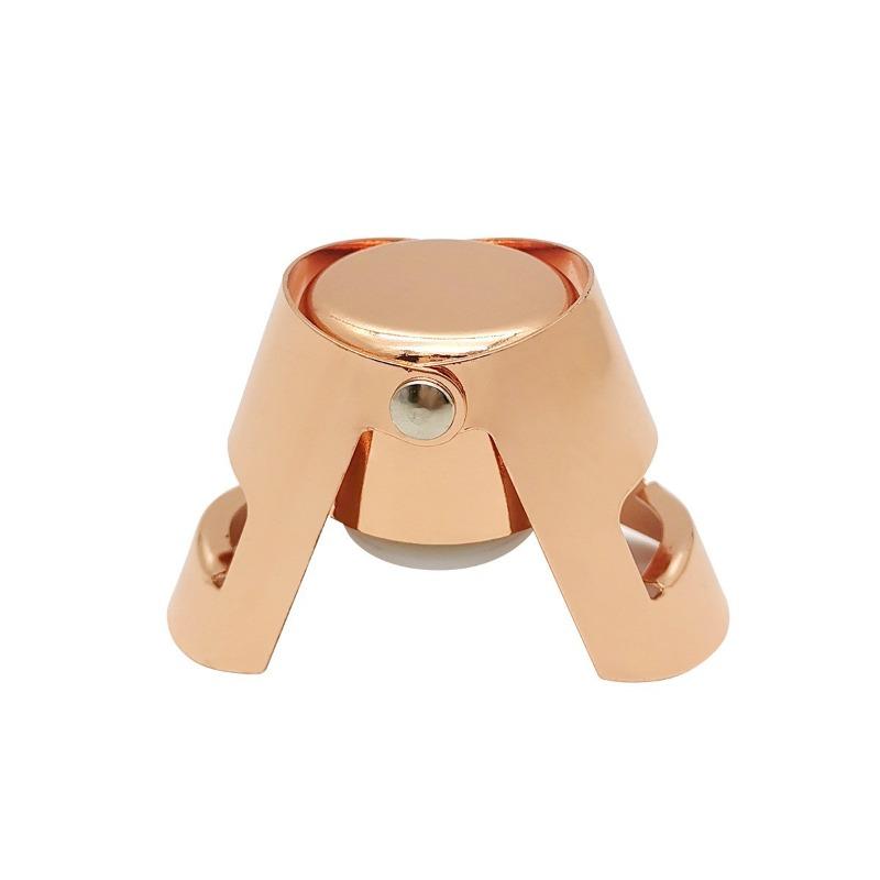 Wine Bottle Stopper Wine Beer Bottle Cork Plug Stainless Steel Champagne Sparkling Stopper Bar Tools 1PC Sealing Bottle Cap