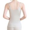 New Shaping Bra Cotton Blend Stretch Hybrid Heart Cup Bra Cami M [Bradelis York] Non-wired Cami, 25, Beige,