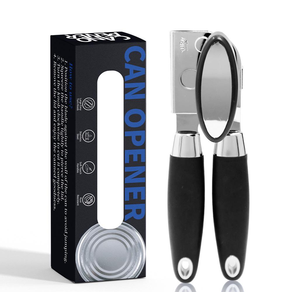 

Ручной консервный и пивной нож из нержавеющей стали - Многофункциональный кухонный гаджет KT-0354 (Color Box Packaging)