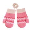 Warm Kids Winter Gloves Windproof Knitted Gloves Cute Children Mittens for 0-3 Years Old Toddler