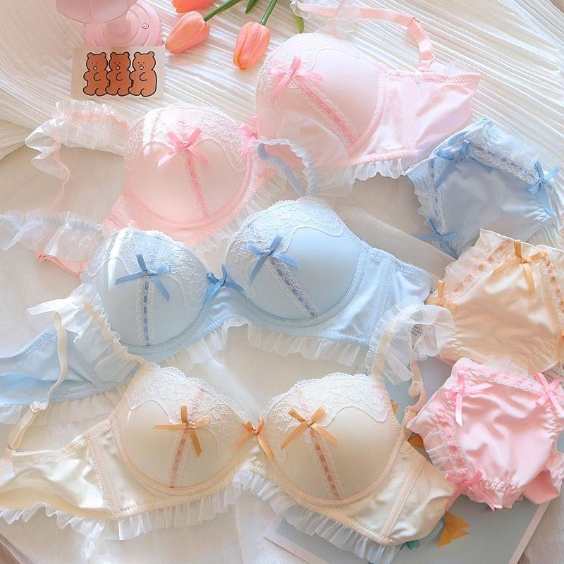 Girls Cute Push Up Bras Padded Underwear Women Sexy Bras Female Lingerie