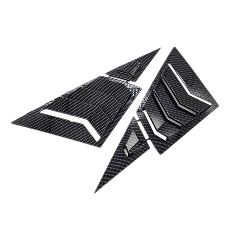 For Honda Civic Sedan 9th 2012-2015 Car Front Window Quarter Louver Shutter Cover Exterior Side Vent Trim Scoop Accessories