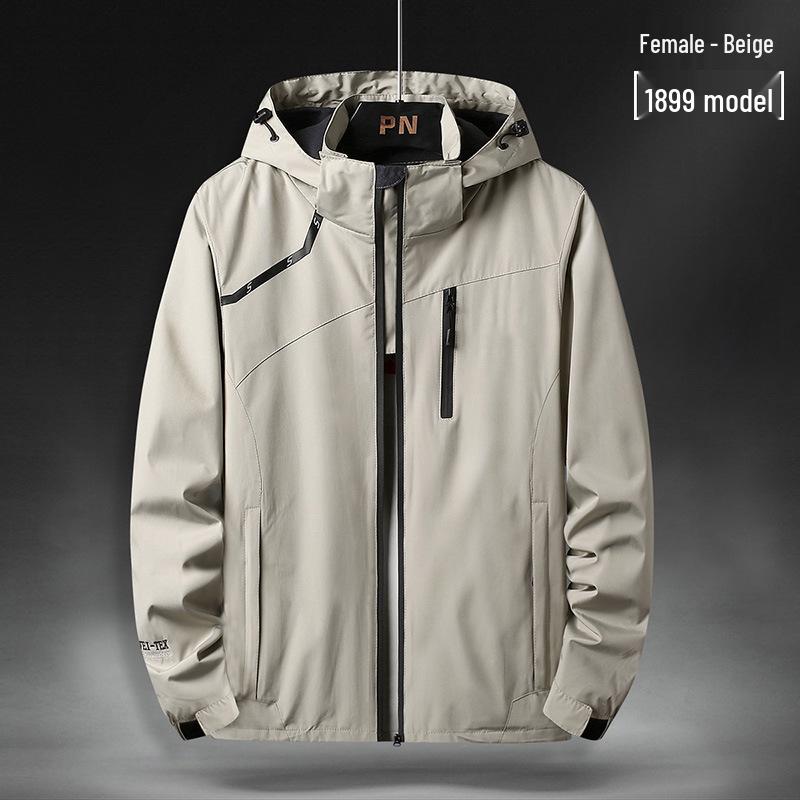 Nowa męska i damska kurtka wiatrówka na wiosnę/jesień do wspinaczki górskiej