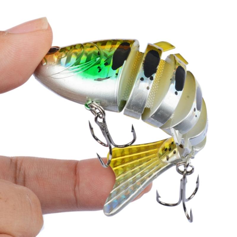 Fishing Lures Multiple Sections Baits Fishhooks Saltwater 3D Artificial Fishing Lures Segment Swimbait Fishing Tackle