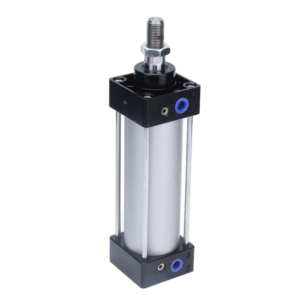 Luftzylinder Pneumatisch Doppeltwirkend Einfachstangig Aluminiumlegierung mit Magnet SC50‑100‑S