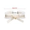 Bow-Knot Choker Collar Necklace Vintage Soft Lace Neck Cahin Ribbon Necklaces