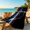 Ethnic Tribal Patterns Customize Text Beach Towel Super Soft Microfiber Quickdry Fabric Perfect for Traveling Yoga Camping and Swimming