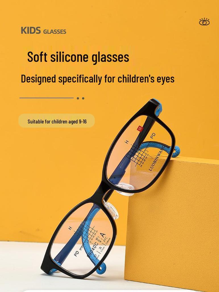 Children's Lightweight Silicone TR Eyeglass Frames for Myopia Control