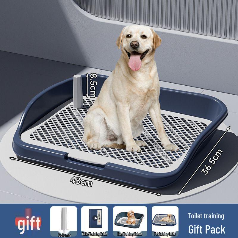 Anti-Step Dog Litter Box for All Breeds - Fixed Point Pet Urinal & Easy Clean