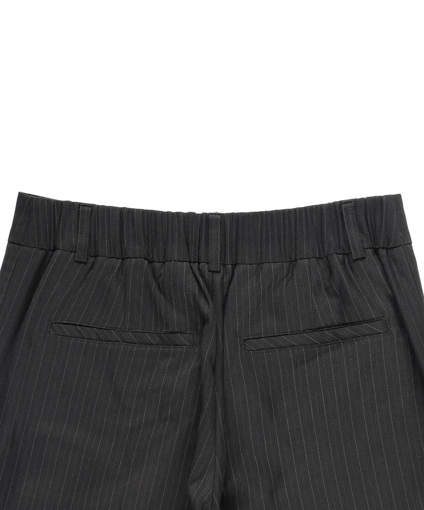 Bonbaihan Stud Stripe Bootcut Trousers Black