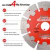 Diamond Slotting Saw Blade for Tile, Concrete, Stone & Marble - Dry Cutting Angle Grinder Blade