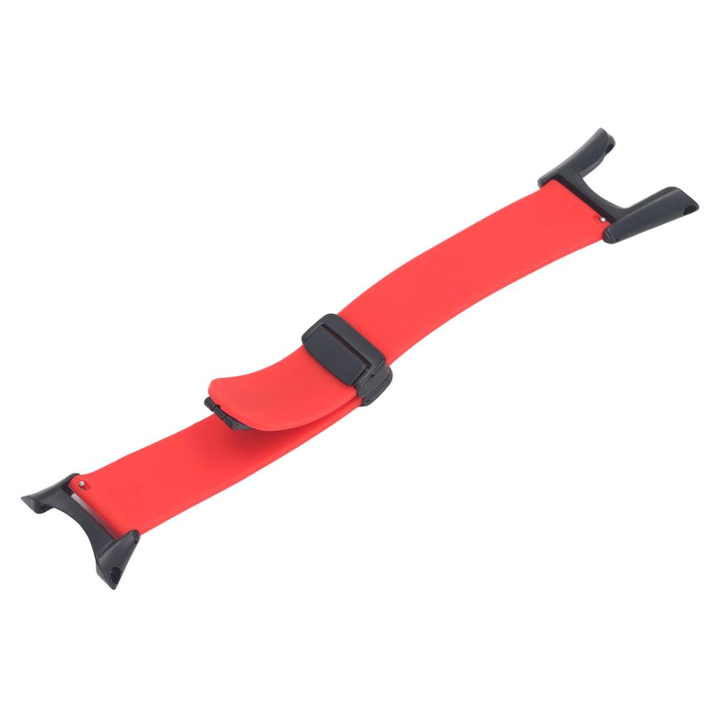 Magnetic Silicone Watchband for Suunto Ambit 1 2 2S 2R 3 Sport 3 Peak Folding Clasp Adjustable