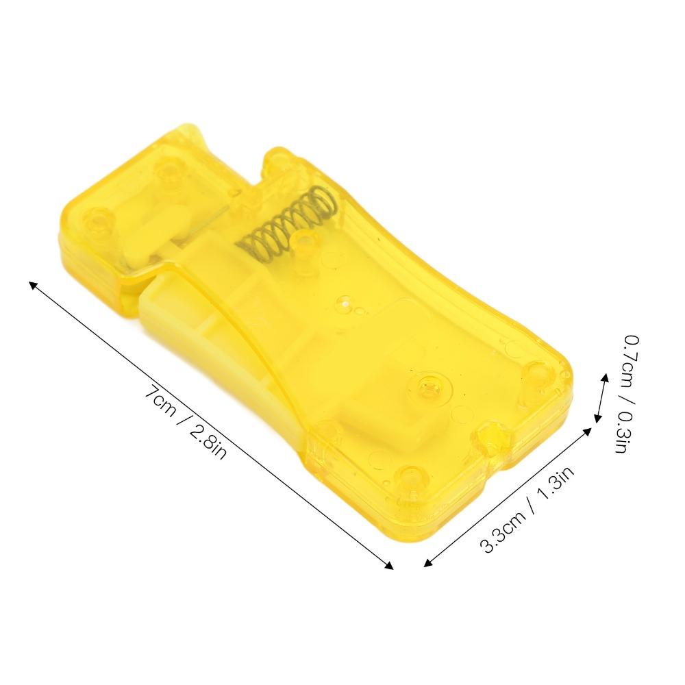3pcs Yellow Plastic Needle Threader Plastic Self-Thread Guide Household Use