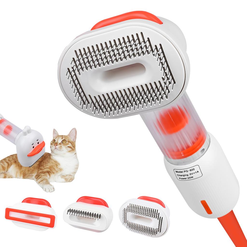 Multifunctional Electric Cat Brush for Tangled and Easy Hair Shedding Grooming for Dogs and USB 800mAh Suitable for Short and Long Haired Dogs and