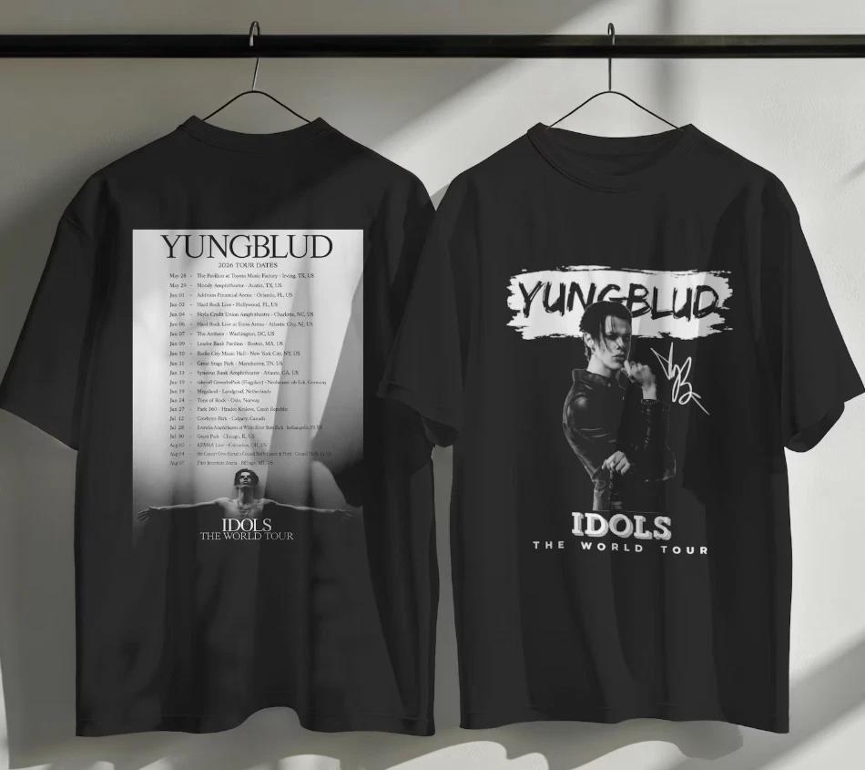 Yungblud Idols World Tour 2026 Shirt, Vintage 90s Y2K Rock Band Tee XL