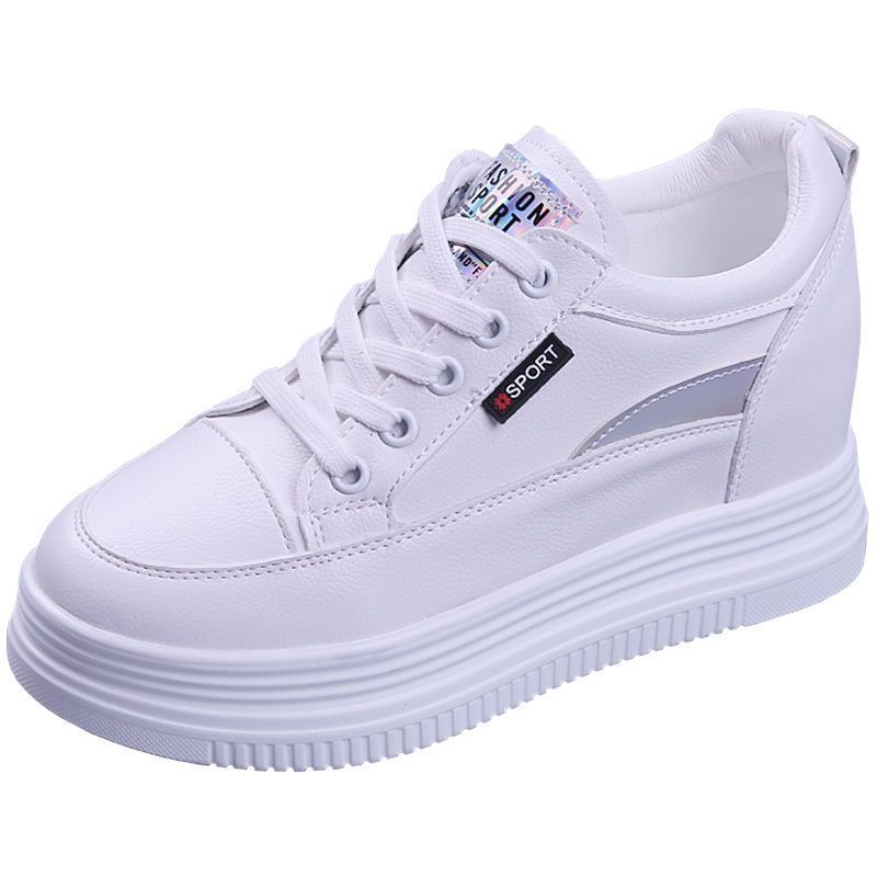 Muffin Platform Women's Shoes, New Autumn Models, Inner Height Increase, Leisure Sports Women's Single Shoes, Light and Versatile Women