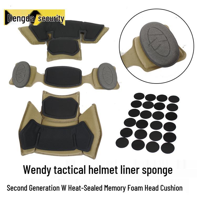 Wendi Second Gen Helmet Liner: Shock-Absorbing, Sponge Pad for CS Tactical Helmet Modifications