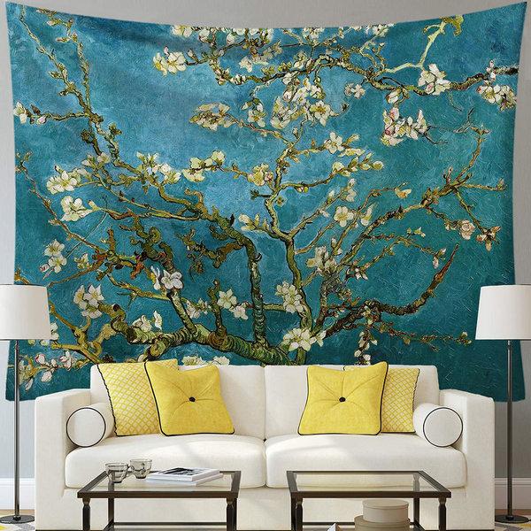 Ins style healing wall tapestry waterproof durable bedroom dormitory wall tapestry live broadcast background tapestry