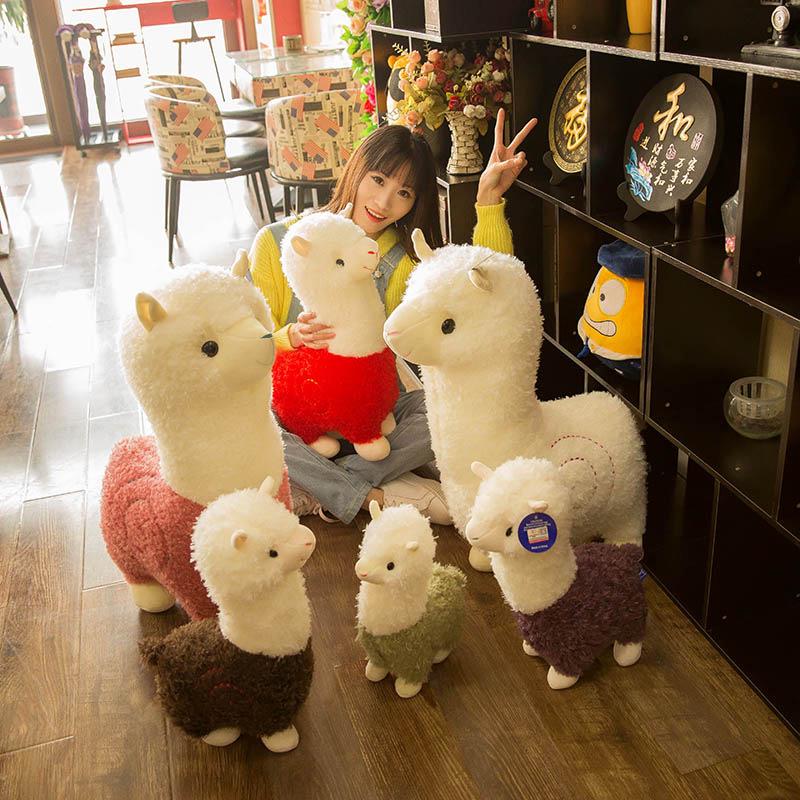 Creative Alpaca Llama Plush Pillow Doll - Cute & Funny Birthday Gift for Girls