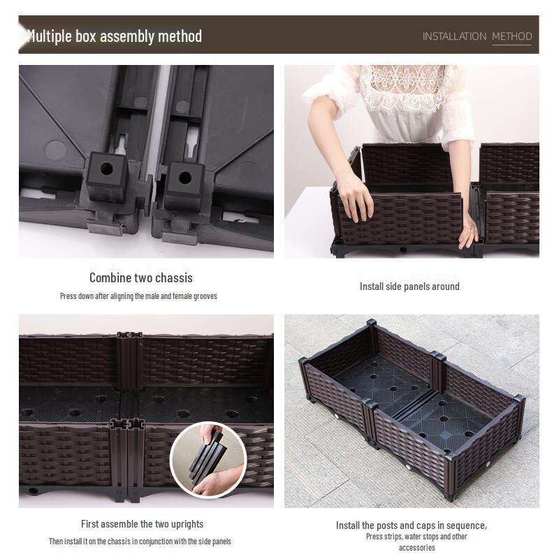 Andatong Outdoor Modular Vegetable Planter Box