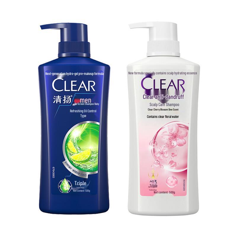 

Clear Men Anti-Dandruff & Clear Cherry Blossom Shampoo Set